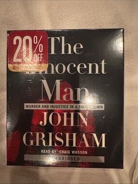John Grisham The Innocent Man Unabridged Audiobook - 10 CD - NEW